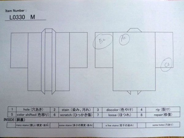 画像12: L0330M  羽織 女性用着物  シルク(正絹)   黒, 花 【中古】 【USED】 【リサイクル】 ★★★☆☆ (12)