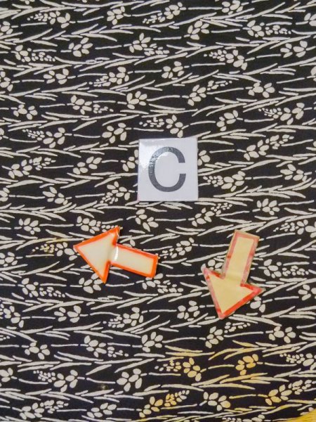 画像15: L0330M  羽織 女性用着物  シルク(正絹)   黒, 花 【中古】 【USED】 【リサイクル】 ★★★☆☆ (15)