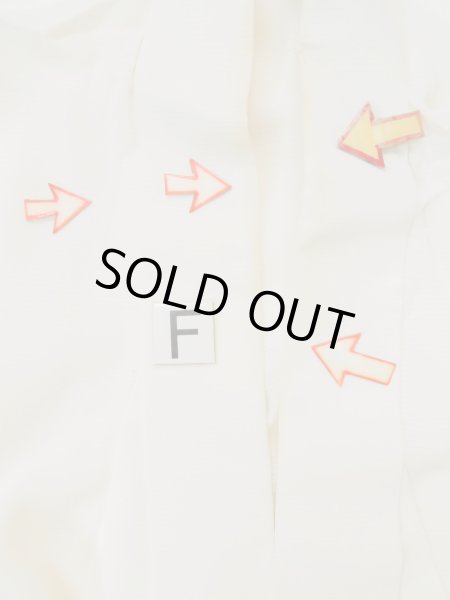 画像17: L0331R  襦袢 女性用着物  シルク(正絹)   オフ ホワイト,  【中古】 【USED】 【リサイクル】 ★☆☆☆☆ (17)