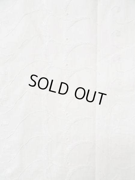 画像5: L0406A  襦袢 女性用着物  綿   オフ　ホワイト, 抽象的模様 【中古】 【USED】 【リサイクル】 ★★★☆☆ (5)