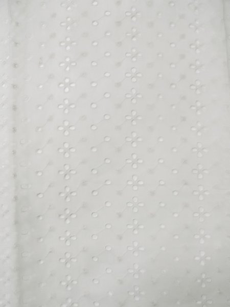 画像4: L0406C  襦袢 女性用着物  麻   オフ　ホワイト, 抽象的模様 【中古】 【USED】 【リサイクル】 ★★☆☆☆ (4)