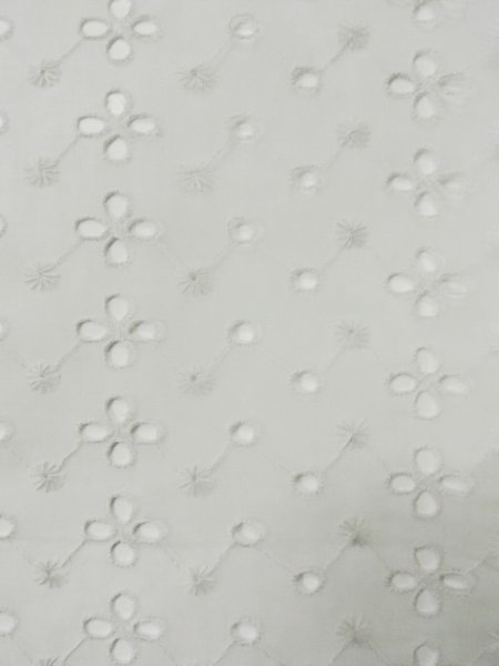 画像5: L0406C  襦袢 女性用着物  麻   オフ　ホワイト, 抽象的模様 【中古】 【USED】 【リサイクル】 ★★☆☆☆ (5)