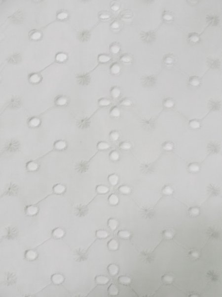 画像6: L0406C  襦袢 女性用着物  麻   オフ　ホワイト, 抽象的模様 【中古】 【USED】 【リサイクル】 ★★☆☆☆ (6)