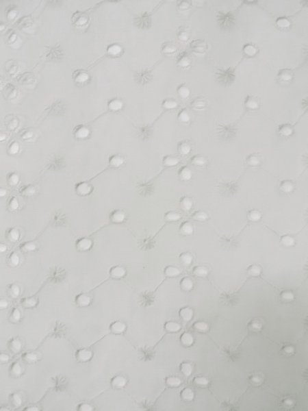 画像7: L0406C  襦袢 女性用着物  麻   オフ　ホワイト, 抽象的模様 【中古】 【USED】 【リサイクル】 ★★☆☆☆ (7)