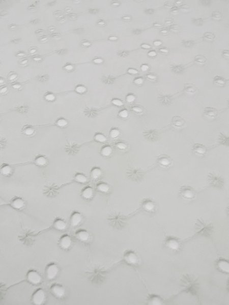 画像8: L0406C  襦袢 女性用着物  麻   オフ　ホワイト, 抽象的模様 【中古】 【USED】 【リサイクル】 ★★☆☆☆ (8)