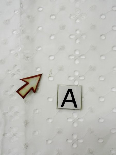 画像13: L0406C  襦袢 女性用着物  麻   オフ　ホワイト, 抽象的模様 【中古】 【USED】 【リサイクル】 ★★☆☆☆ (13)