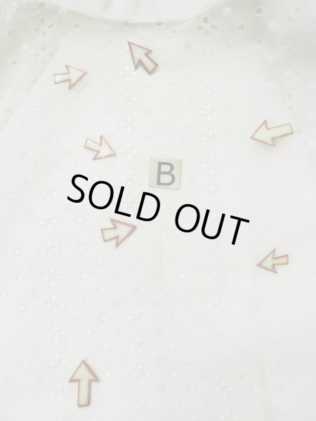 画像14: L0406C  襦袢 女性用着物  麻   オフ　ホワイト, 抽象的模様 【中古】 【USED】 【リサイクル】 ★★☆☆☆ (14)