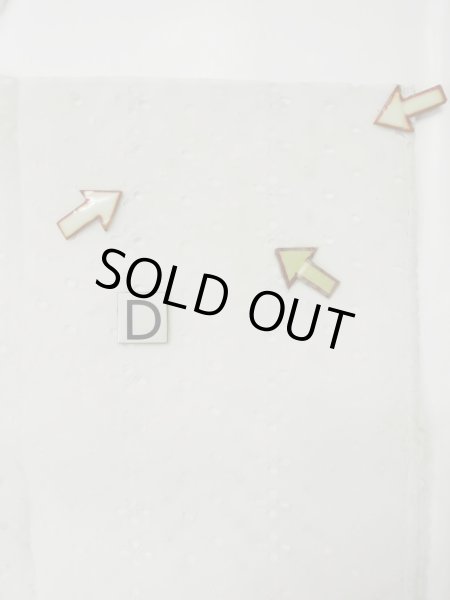 画像16: L0406C  襦袢 女性用着物  麻   オフ　ホワイト, 抽象的模様 【中古】 【USED】 【リサイクル】 ★★☆☆☆ (16)