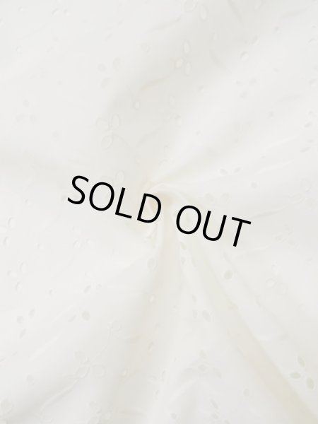 画像10: L0406D  襦袢 女性用着物  綿   オフ ホワイト, 抽象的模様 【中古】 【USED】 【リサイクル】 ★★☆☆☆ (10)