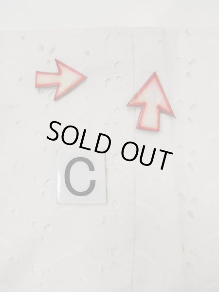 画像14: L0406D  襦袢 女性用着物  綿   オフ ホワイト, 抽象的模様 【中古】 【USED】 【リサイクル】 ★★☆☆☆ (14)