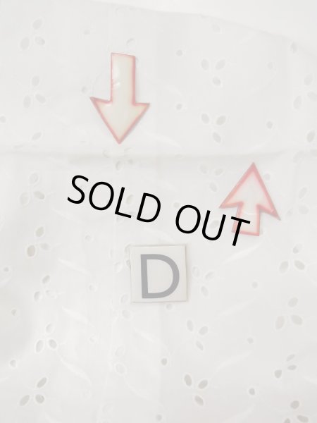 画像15: L0406D  襦袢 女性用着物  綿   オフ ホワイト, 抽象的模様 【中古】 【USED】 【リサイクル】 ★★☆☆☆ (15)