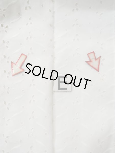 画像16: L0406D  襦袢 女性用着物  綿   オフ ホワイト, 抽象的模様 【中古】 【USED】 【リサイクル】 ★★☆☆☆ (16)