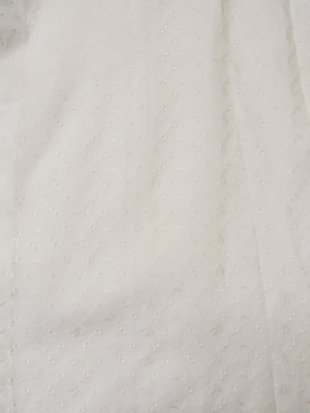 画像4: L0406E  襦袢 女性用着物  麻   オフ ホワイト, 抽象的模様 【中古】 【USED】 【リサイクル】 ★★☆☆☆ (4)