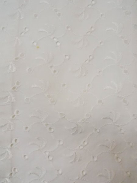 画像6: L0406E  襦袢 女性用着物  麻   オフ ホワイト, 抽象的模様 【中古】 【USED】 【リサイクル】 ★★☆☆☆ (6)