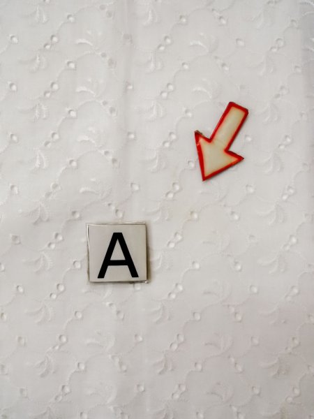 画像12: L0406E  襦袢 女性用着物  麻   オフ ホワイト, 抽象的模様 【中古】 【USED】 【リサイクル】 ★★☆☆☆ (12)