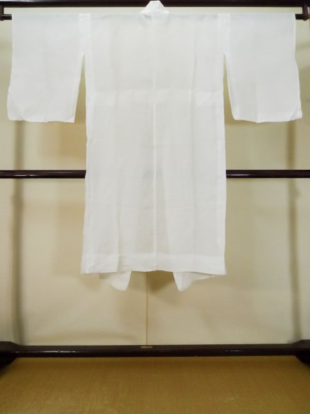 画像2: L0406F  襦袢 女性用着物  麻   オフ ホワイト,  【中古】 【USED】 【リサイクル】 ★★☆☆☆ (2)