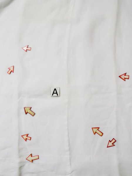 画像12: L0406F  襦袢 女性用着物  麻   オフ ホワイト,  【中古】 【USED】 【リサイクル】 ★★☆☆☆ (12)