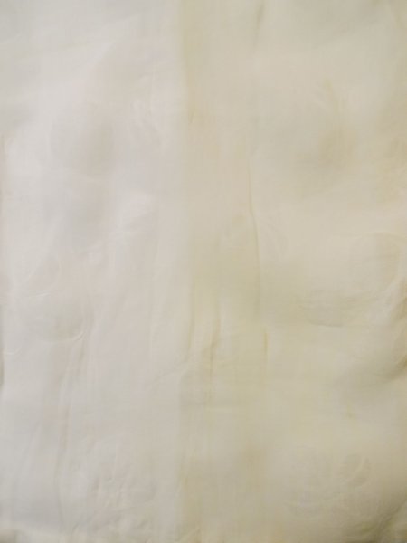 画像4: L0406G  襦袢 女性用着物 使用感あり。 麻   オフ ホワイト,  【中古】 【USED】 【リサイクル】 ★☆☆☆☆ (4)