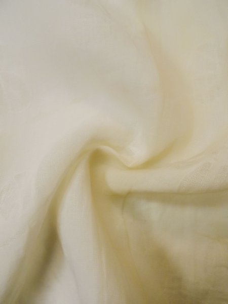 画像12: L0406G  襦袢 女性用着物 使用感あり。 麻   オフ ホワイト,  【中古】 【USED】 【リサイクル】 ★☆☆☆☆ (12)