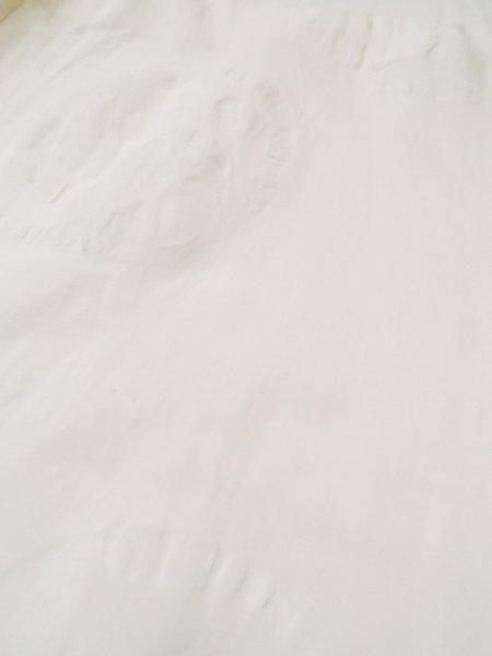 画像9: L0406I  襦袢 女性用着物  麻   オフ ホワイト,  【中古】 【USED】 【リサイクル】 ★☆☆☆☆ (9)