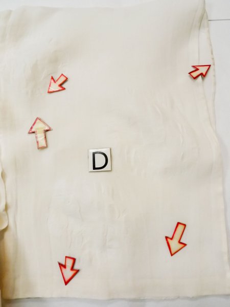 画像17: L0406I  襦袢 女性用着物  麻   オフ ホワイト,  【中古】 【USED】 【リサイクル】 ★☆☆☆☆ (17)