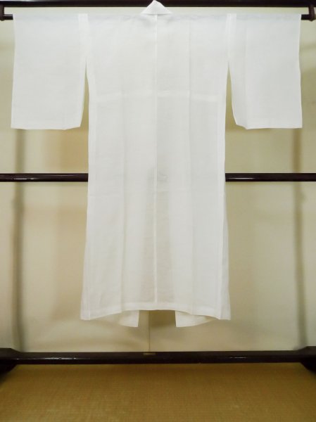 画像2: L0406J  襦袢 女性用着物  化繊   オフ ホワイト,  【中古】 【USED】 【リサイクル】 ★★☆☆☆ (2)