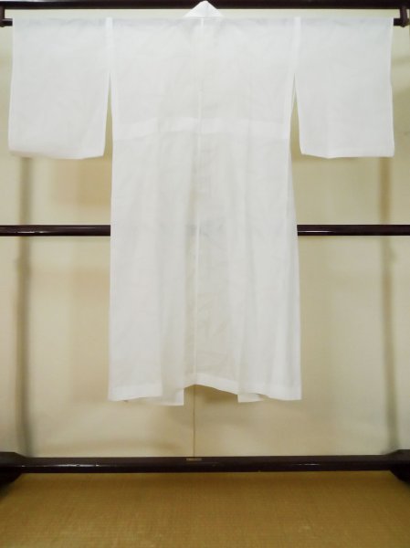 画像2: L0406K  襦袢 女性用着物  化繊   オフ ホワイト,  【中古】 【USED】 【リサイクル】 ★☆☆☆☆ (2)