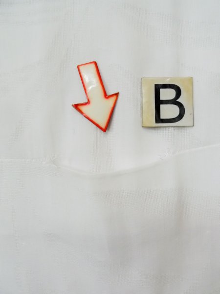 画像14: L0406K  襦袢 女性用着物  化繊   オフ ホワイト,  【中古】 【USED】 【リサイクル】 ★☆☆☆☆ (14)