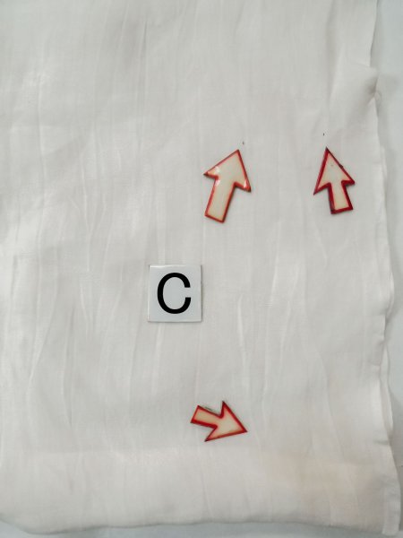 画像16: L0406L  襦袢 女性用着物 使用感あり。 麻   オフ ホワイト,  【中古】 【USED】 【リサイクル】 ★★☆☆☆ (16)