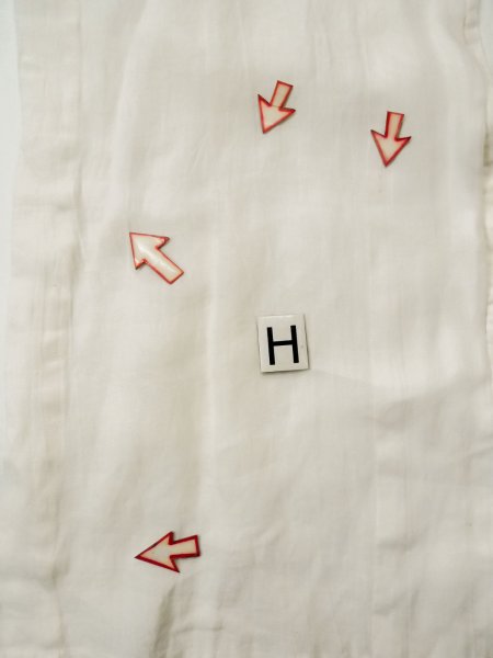 画像21: L0406L  襦袢 女性用着物 使用感あり。 麻   オフ ホワイト,  【中古】 【USED】 【リサイクル】 ★★☆☆☆ (21)