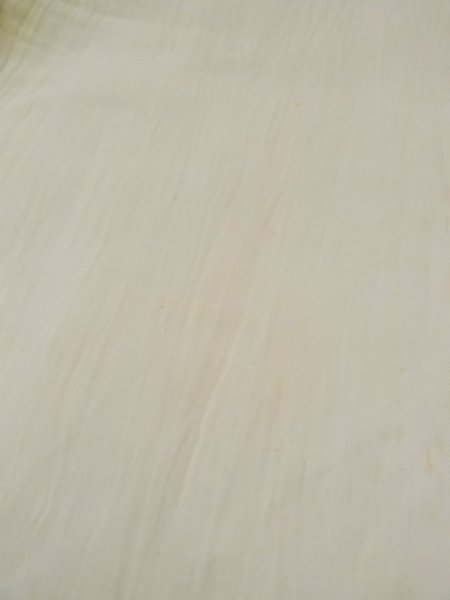 画像8: L0406N  襦袢 女性用着物  麻   クリーム,  【中古】 【USED】 【リサイクル】 ★☆☆☆☆ (8)
