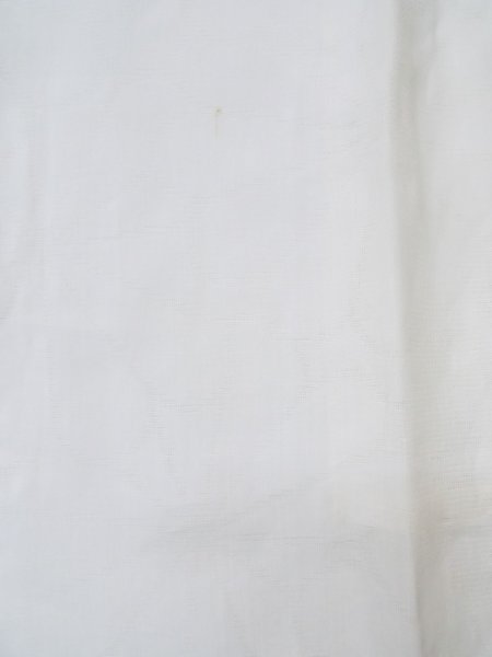 画像6: L0406P  襦袢 女性用着物 使用感あり。 麻   藍,  【中古】 【USED】 【リサイクル】 ★★☆☆☆ (6)