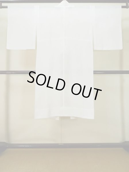 画像2: L0406U  襦袢 女性用着物  化繊   藍,  【中古】 【USED】 【リサイクル】 ★★☆☆☆ (2)