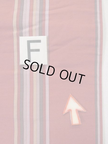 画像17: L0407B 半幅帯 女性用着物 シルク(正絹) 甘い ダークな 山吹 線 【中古】 【USED】 【リサイクル】 ★★☆☆☆ (17)