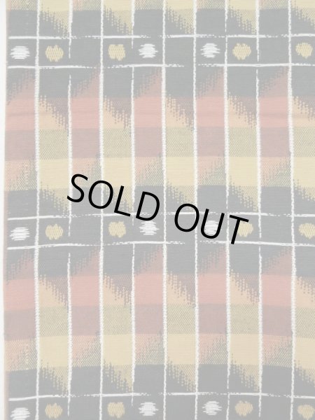 画像2: L0407F 半幅帯 女性用着物 綿   黒 ぼかし 【中古】 【USED】 【リサイクル】 ★★★★☆ (2)