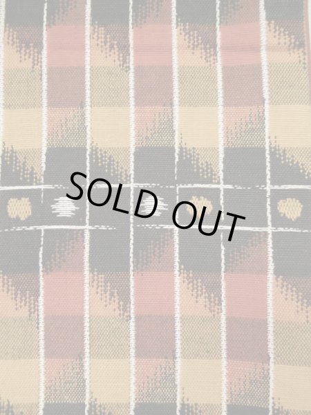 画像4: L0407F 半幅帯 女性用着物 綿   黒 ぼかし 【中古】 【USED】 【リサイクル】 ★★★★☆ (4)