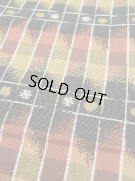 画像7: L0407F 半幅帯 女性用着物 綿   黒 ぼかし 【中古】 【USED】 【リサイクル】 ★★★★☆ (7)