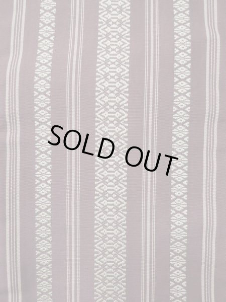 画像4: L0407J 半幅帯 女性用着物 シルク(正絹) 淡い  ローズ 線 【中古】 【USED】 【リサイクル】 ★★★☆☆ (4)