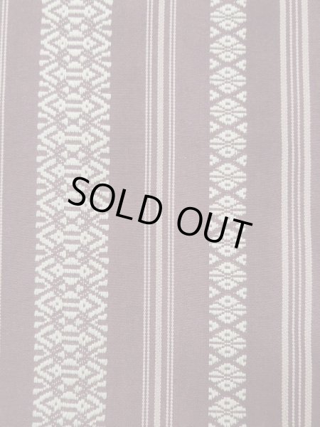 画像5: L0407J 半幅帯 女性用着物 シルク(正絹) 淡い  ローズ 線 【中古】 【USED】 【リサイクル】 ★★★☆☆ (5)