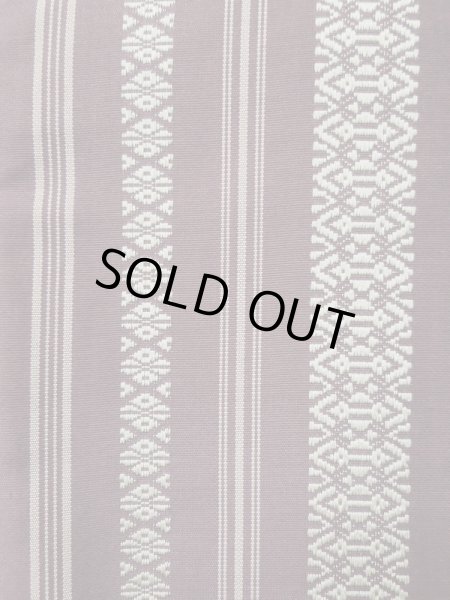 画像6: L0407J 半幅帯 女性用着物 シルク(正絹) 淡い  ローズ 線 【中古】 【USED】 【リサイクル】 ★★★☆☆ (6)