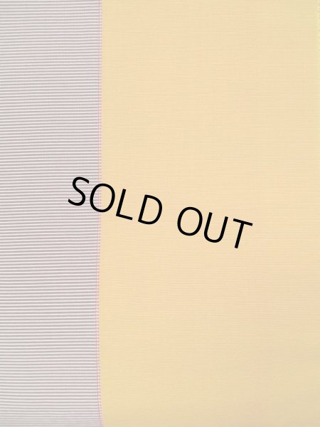 画像2: L0407N 半幅帯 女性用着物 シルク(正絹)   ティール(青緑) 縞 【中古】 【USED】 【リサイクル】 ★★★☆☆ (2)