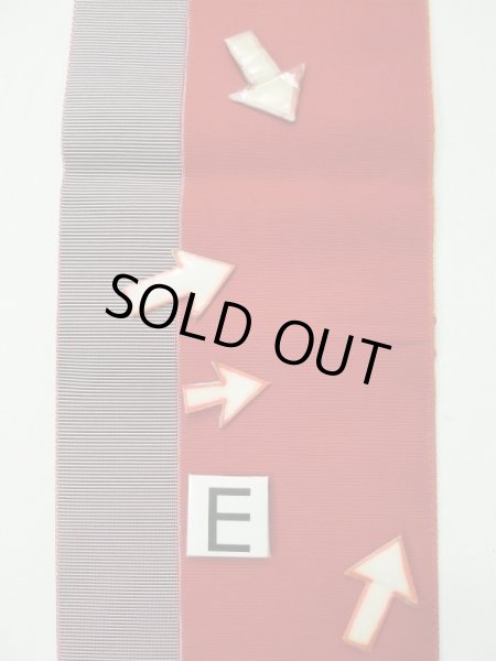 画像14: L0407N 半幅帯 女性用着物 シルク(正絹)   ティール(青緑) 縞 【中古】 【USED】 【リサイクル】 ★★★☆☆ (14)