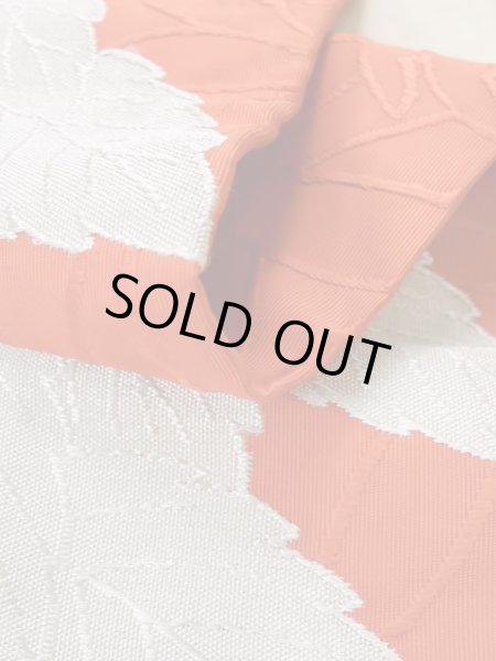 画像8: L0407P 半幅帯 女性用着物 シルク(正絹)   藤 葉 【中古】 【USED】 【リサイクル】 ★★☆☆☆ (8)