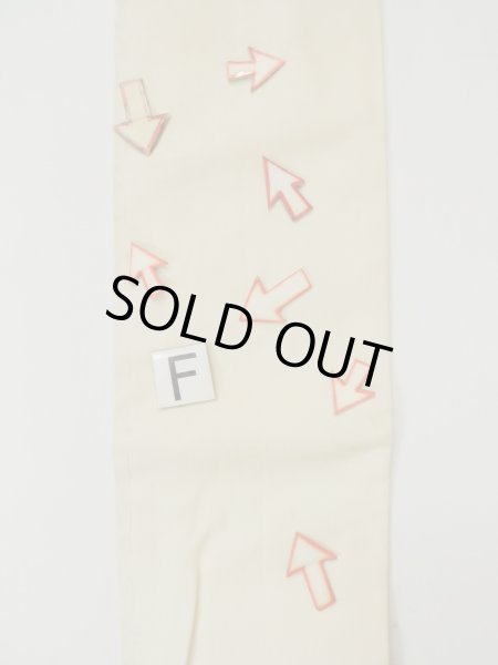 画像14: L0407P 半幅帯 女性用着物 シルク(正絹)   藤 葉 【中古】 【USED】 【リサイクル】 ★★☆☆☆ (14)