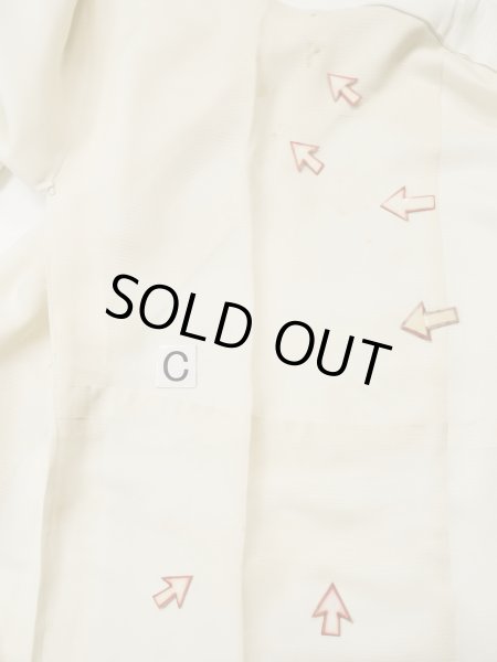 画像14: L0413F  襦袢 女性用着物  シルク(正絹)   クリーム,  【中古】 【USED】 【リサイクル】 ★☆☆☆☆ (14)