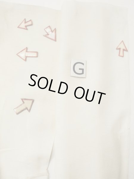 画像18: L0413F  襦袢 女性用着物  シルク(正絹)   クリーム,  【中古】 【USED】 【リサイクル】 ★☆☆☆☆ (18)