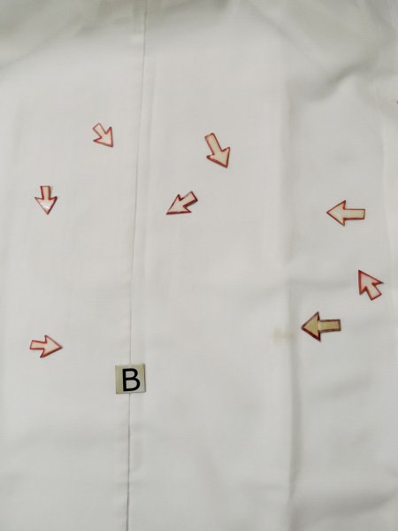 画像12: L0413G  襦袢 女性用着物  化繊   オフ ホワイト,  【中古】 【USED】 【リサイクル】 ★☆☆☆☆ (12)