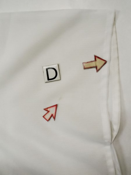 画像14: L0413G  襦袢 女性用着物  化繊   オフ ホワイト,  【中古】 【USED】 【リサイクル】 ★☆☆☆☆ (14)