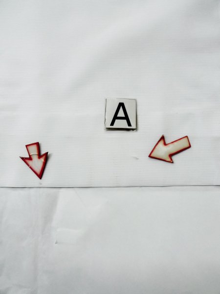 画像12: L0413H  襦袢 女性用着物  化繊   藍,  【中古】 【USED】 【リサイクル】 ★☆☆☆☆ (12)