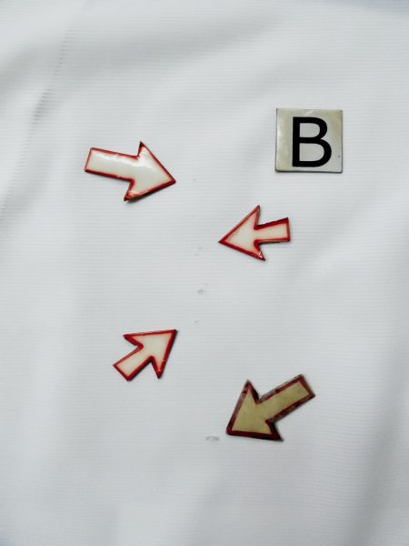 画像13: L0413H  襦袢 女性用着物  化繊   藍,  【中古】 【USED】 【リサイクル】 ★☆☆☆☆ (13)